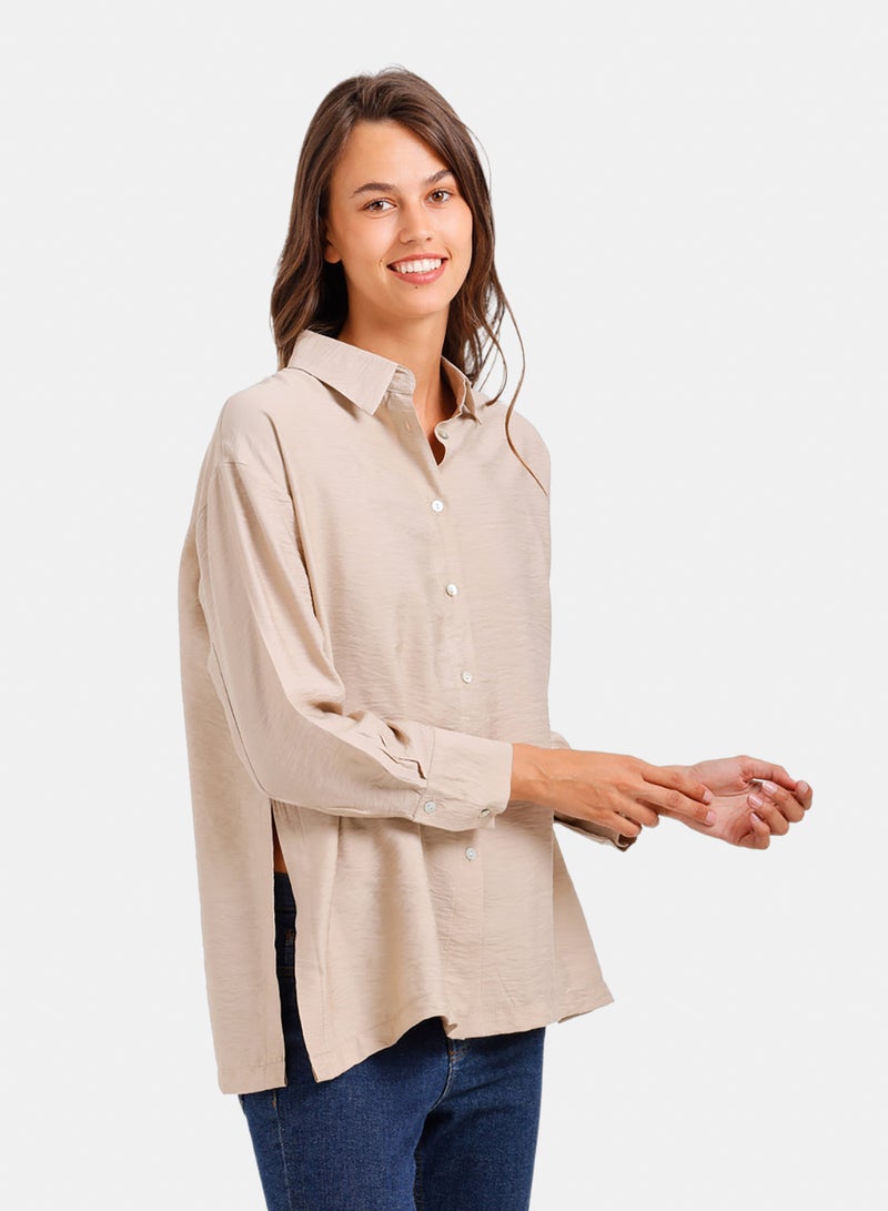Carina Relaxed Crinkle Shirt - Image 2