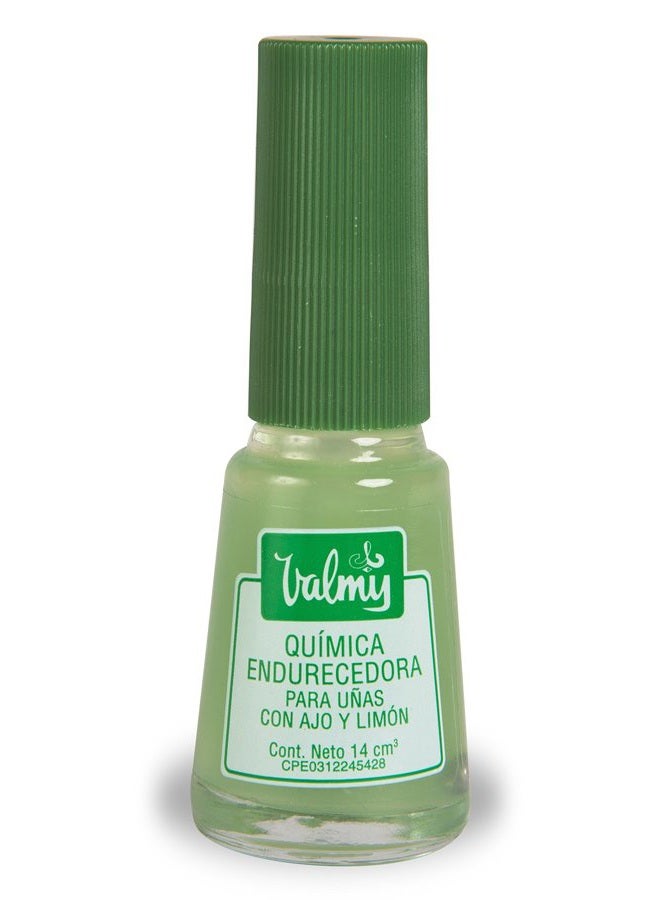 VALMY 2in1 Garlic Nail Hardener & Lemon Nail Whitener, and Nail Strengthener for Thin Nails and Growth Base Coat Nail Polish Set - Endurecedor de Uñas, 0.47 Fl oz each (2 Pack) Mix - Image 3
