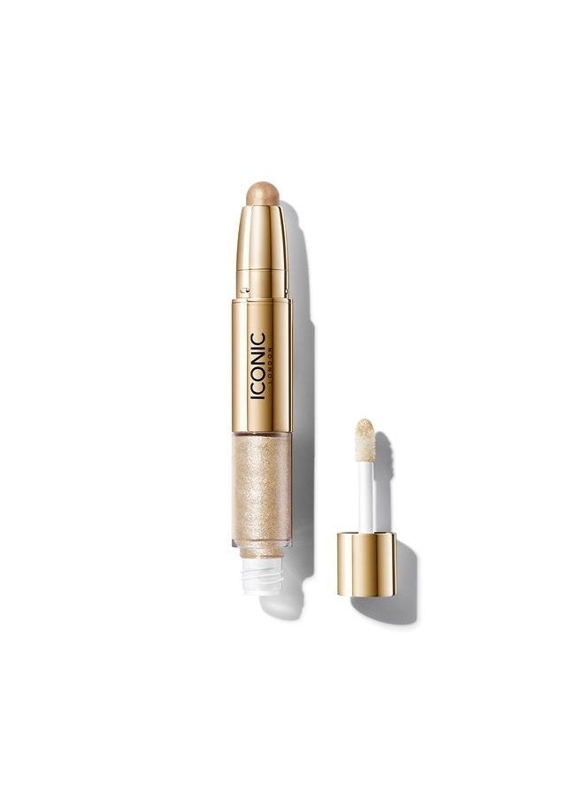 ICONIC LONDON Iconic London Glaze Dual Ended Eyeshadow Crayon Champagne  - Image 1