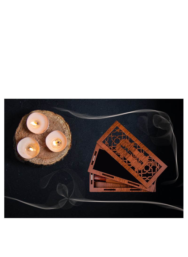 JADWAR - The incense burner is an incense burner with super natural luxury Maruki sticks - Image 1