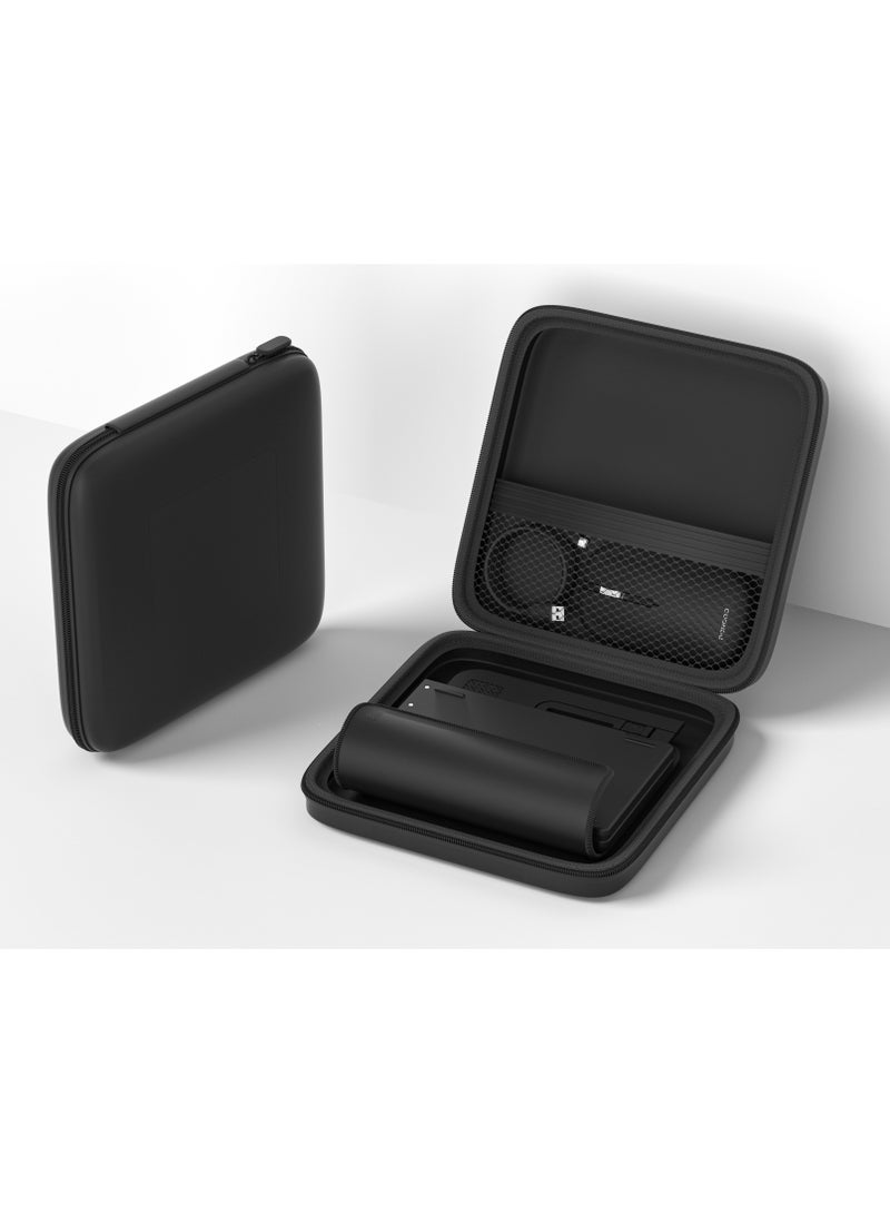 porodo All-in-One Travel Kit with Keyboard, Mouse, Stand, and Mousepad / 6-IN-1 Keyboard & Mouse Set with Magnetic Cable, Phone Stand & Travel Case / Multi-Device Connection / 10M Operating Distance - Black - Image 5