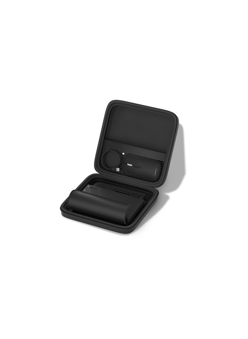 porodo All-in-One Travel Kit with Keyboard, Mouse, Stand, and Mousepad / 6-IN-1 Keyboard & Mouse Set with Magnetic Cable, Phone Stand & Travel Case / Multi-Device Connection / 10M Operating Distance - Black - Image 3