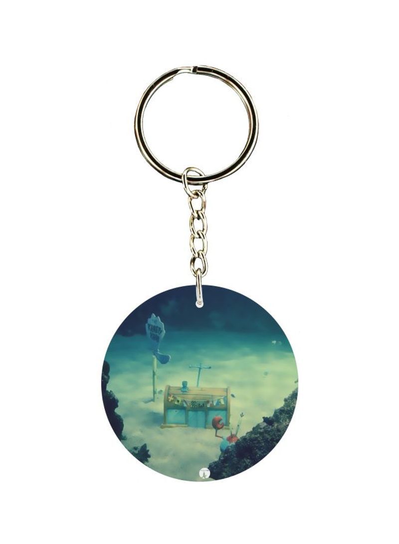 RKN Double Sided Cartoon Printed Keychain