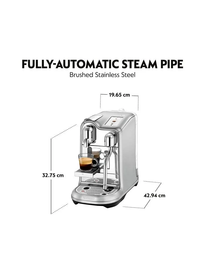 Nespresso Nespresso 2300W Creatista Pro Metallic Coffee Machine 2 Liter Silver J620-ME-ME-NE