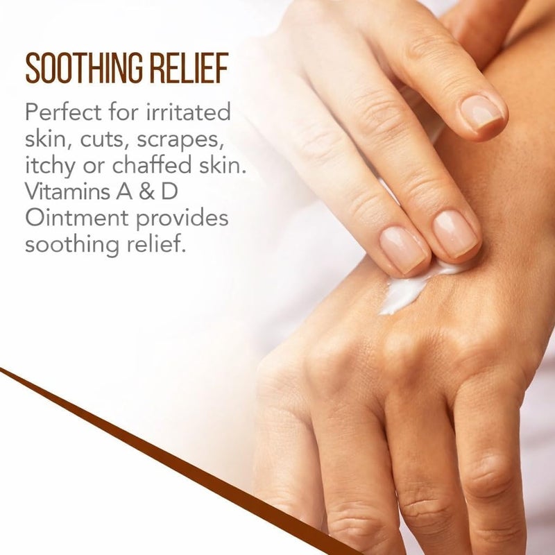 Rensow Vitamin A&D Ointment Tattoo Aftercare Healing Ointment Skin Protection & Recovery Balm Moisturizing Vitamin A & D Cream for Fresh Tattoos Dry Skin & Irritation Relief 1oz - Image 5