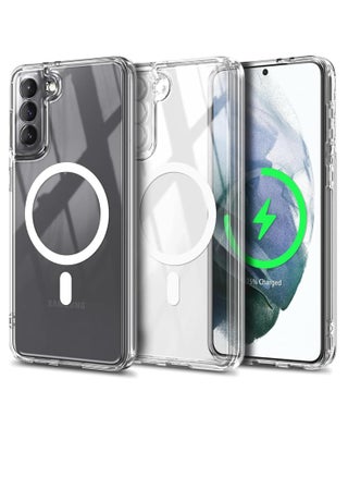 Magnetic Case for Samsung Galaxy S21 FE for MagSafe Case Clear and Yellow Resistant Compatible with MagSafe,Phone Case for Galaxy S21 FE Case - pzsku/ZAAC95BE8F90407FCD5D5Z/45/1744398693/0da7b322-0a26-47d3-a7c0-18f271c8db5f