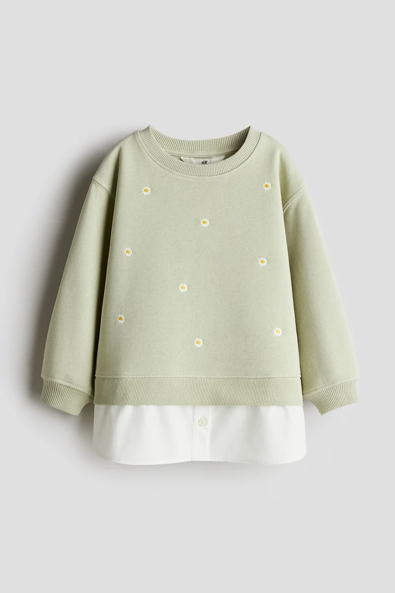 H&M Double-layered sweatshirt