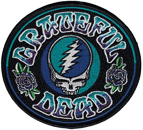 Hengulus Grateful Dead Batik Steal Your Face Patch - Iron On or Sew On (4.25" X 3.75") - Image 3