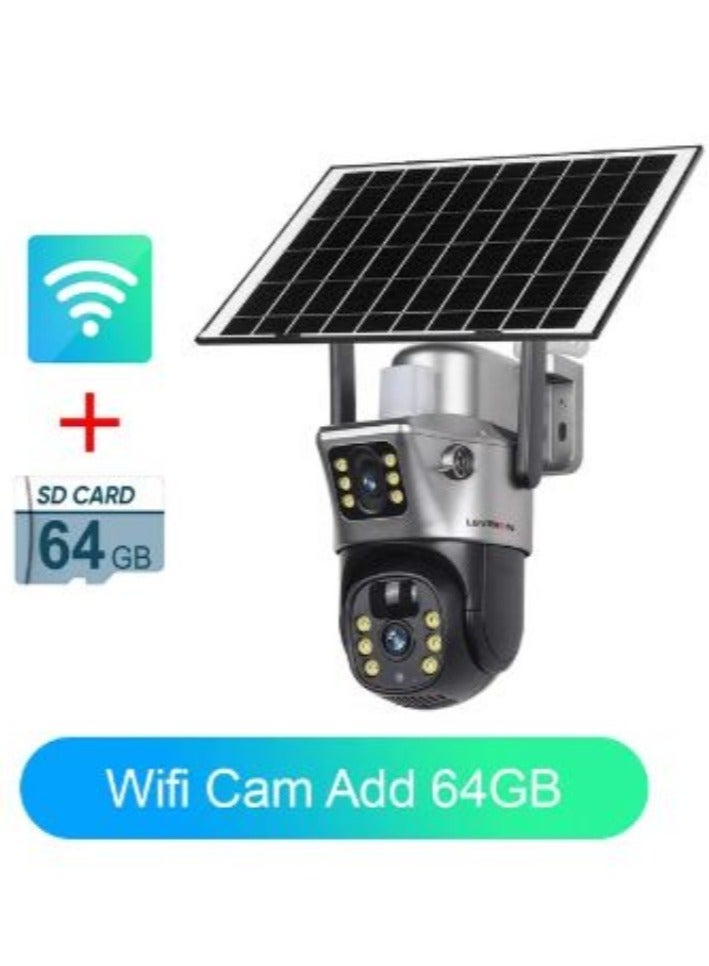 إل إس فيجن Lsvision Solar Camera Dual Lens