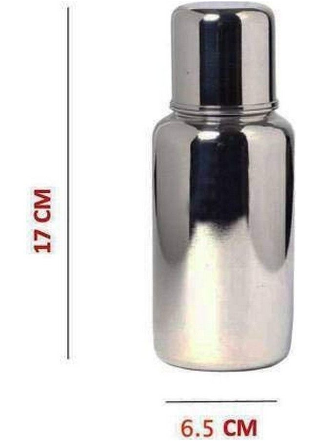 DOMENICO Stainless Steel Baby Feeding Bottle Milk Feeding Water Feeding 240 Ml Easy To Hold Bottle For Kids Babies  - Image 5