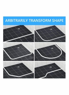 Y&D Collapsible Threshold Water Dam Self Adhesive Sealing Tape for Kitchen Bathroom Tub Shower Floor, Waterproof Flow Block Seal Strip 39Inch  - Image 5