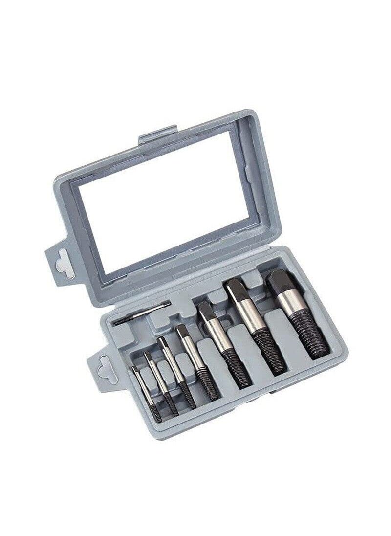 YADAV as tool center 8PCS Easy Out Screw Extractor Set Damaged Screw Broken Bolt Water Pipe Remover  - Image 1