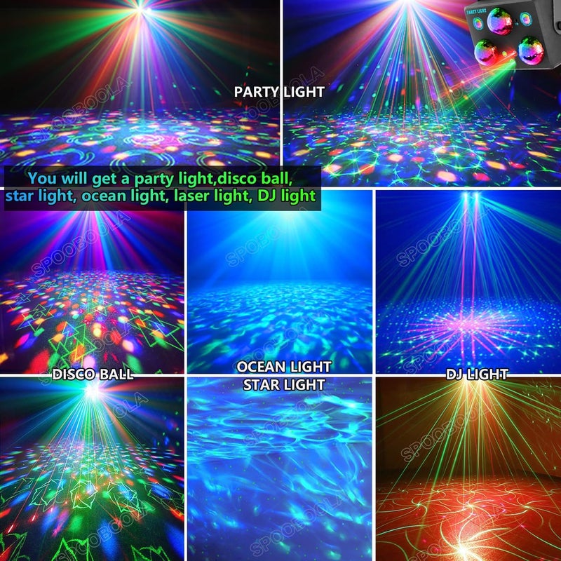 SPOOBOOLA Party Lights - Disco DJ Strobe Light with Remote Control for Parties and Events - Image 3