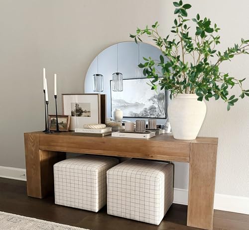 JOJAZE 3PCS Artificial Ficus Branches Faux Eucalyptus Stems Fake Greenery Stems Plants for Vase Filler for Home Office Party Wedding Shop Centerpieces Decoration - Image 4
