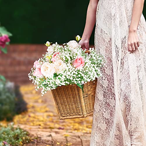 LYLYFAN Babys Breath Artificial Flowers,18 Pcs Gypsophila Real Touch Flowers for Wedding Party Home Garden Decoration White - Image 5