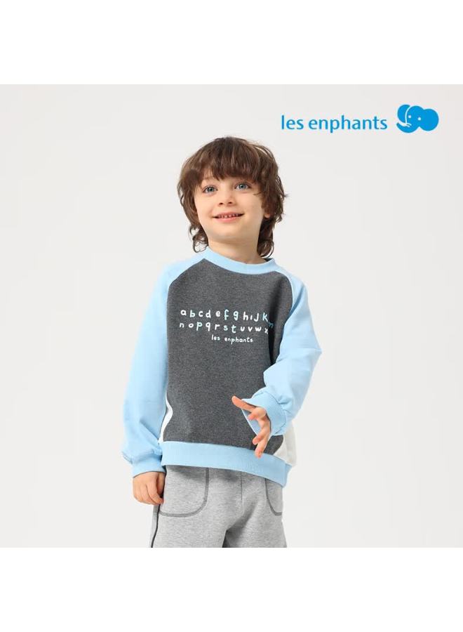 Les enphants Li Ying Fang Kids Sweatshirt Boys Girls Long Sleeve Autumn Sweatshirt Vibrant Purple 140 CM - Image 3