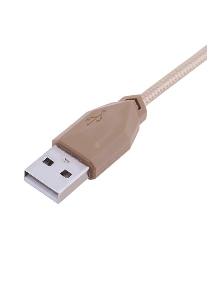 أوي كابل شحن ومزامنة بيانات بمنفذ Micro USB ذهبي - Image 3
