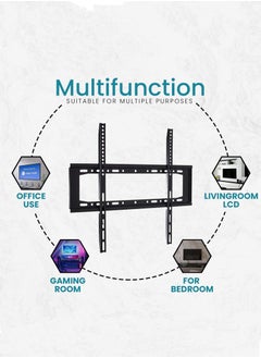Generic Universal TV Wall Mount Bracket Low Profile Adjustable & Heavy Duty for LCD LED Flat Panel TVs Space-Saving Fixed Design VESA Compatible 32-80 Inch Led Lcd Flat Screen  - Image 3