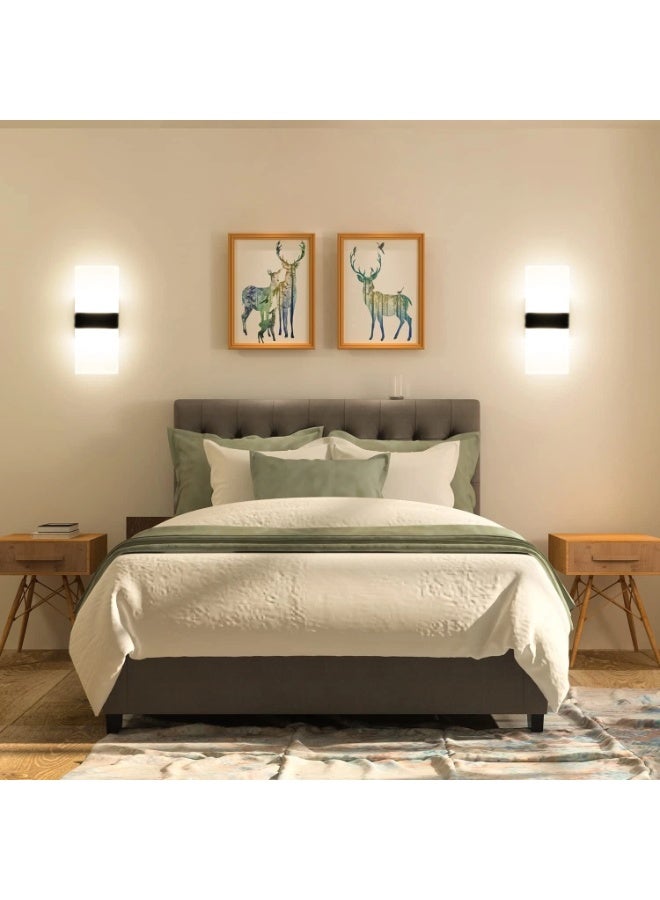 Best Power Modern Wall Applique from Best Power - Model 7322-W-BK, Rectangular Shape, Tri-Color Lighting (White/Creamy/Sunlight), Energy-Saving LED Lighting, Power: 7W - Image 2