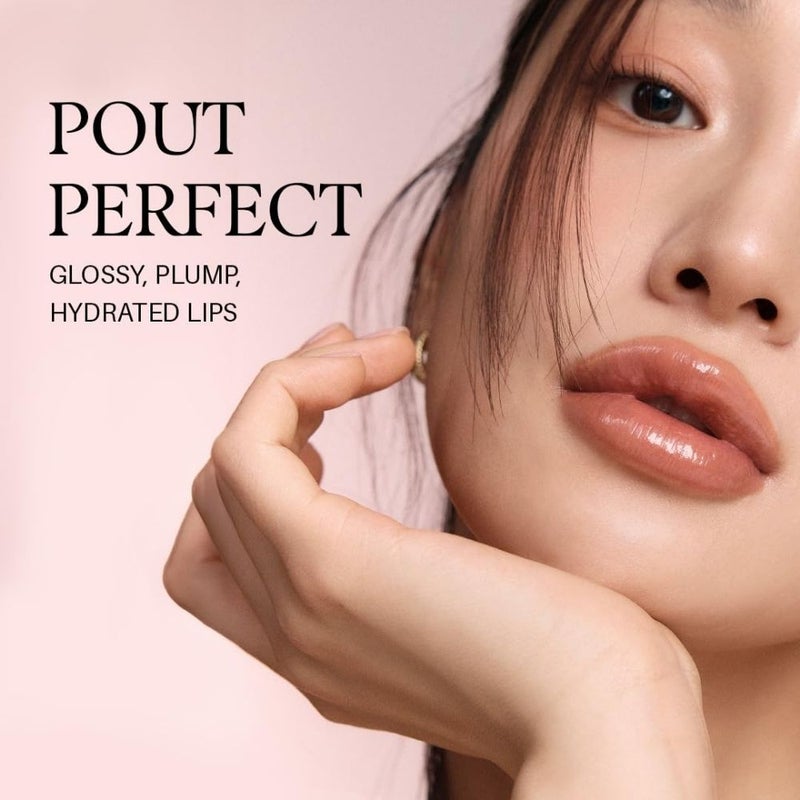d'Alba Plumping Lip Glow Mood Volumizer Petal Rose 5ml - Image 3
