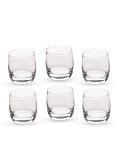 A set of short glass cups from Luminarc, capacity 200 ml, for multi-use