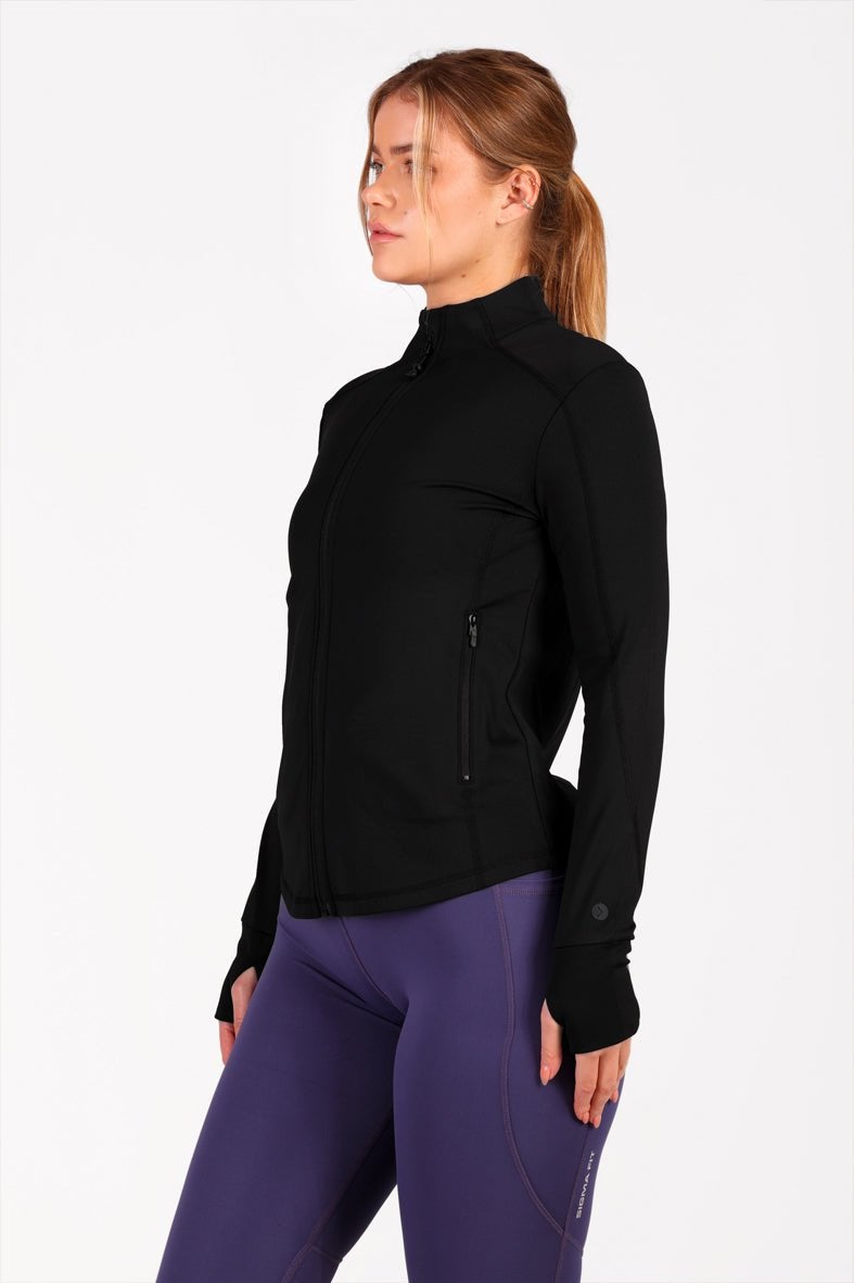 SIGMA FIT Quick Zip Jacket Black - Image 2