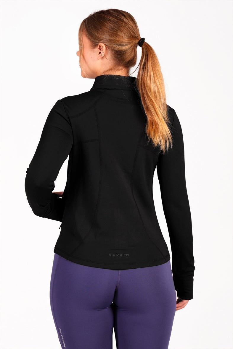 SIGMA FIT Quick Zip Jacket Black - Image 3