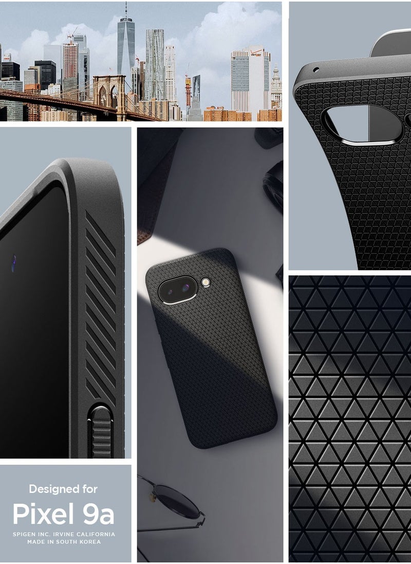 Spigen Liquid Air Google Pixel 9a Case Cover (2025) - Matte Black  - Image 2