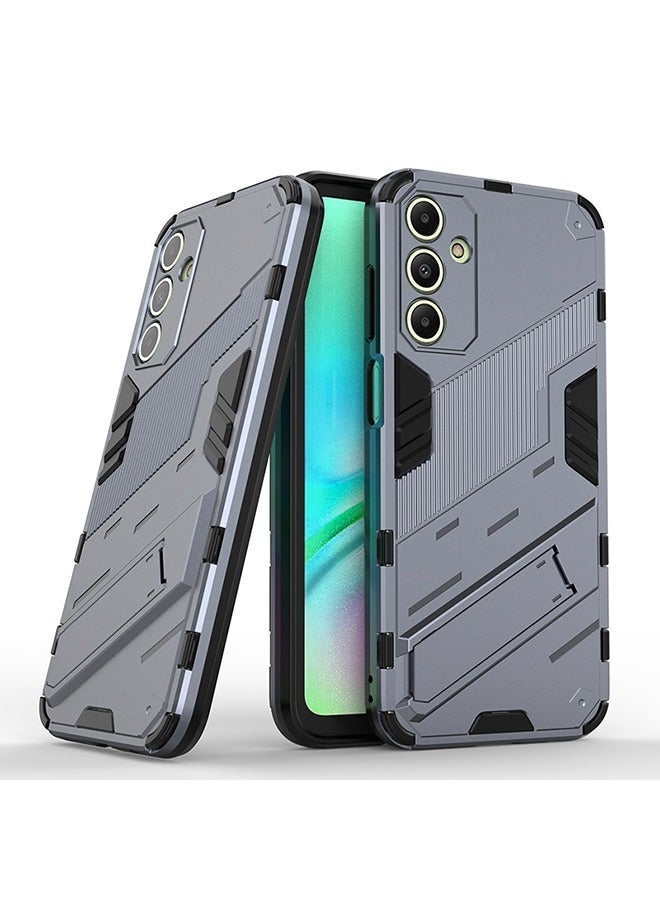 X-level Samsung Galaxy A15 4g/5g Case Cover with Dual Layer Anti-scratches Camera Protector Shockproof Protective Back Cover with Invisible Hands-free Holder Kickstand Protection Phone Accessory - Image 1