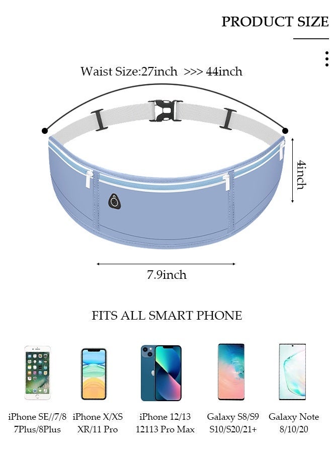 DUNISO Waist Pack for Women Crossbody Waist Bag Pack Belt Bag for Travel Walking Running Hiking Cycling Pouch Hip Bum Bag Chest Bag with Adjustable Strap For Gym Fitness Workout Travel Work Commuting - Image 2