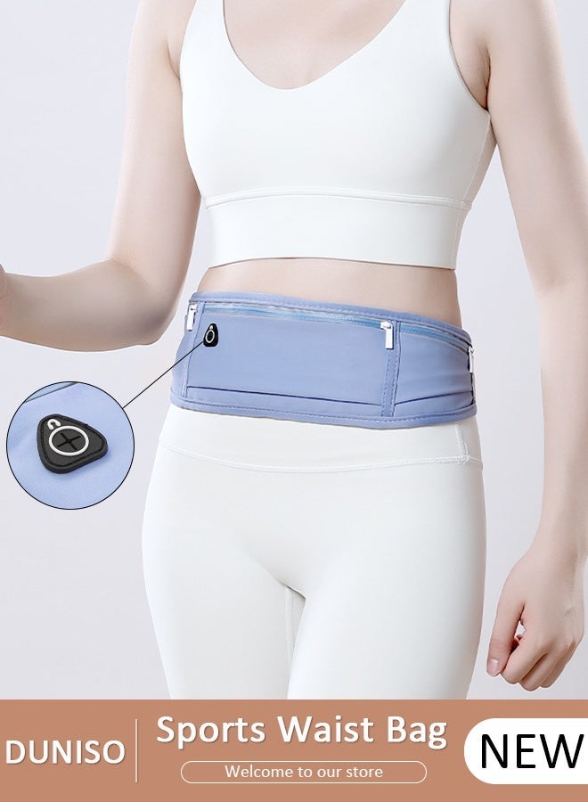 DUNISO Waist Pack for Women Crossbody Waist Bag Pack Belt Bag for Travel Walking Running Hiking Cycling Pouch Hip Bum Bag Chest Bag with Adjustable Strap For Gym Fitness Workout Travel Work Commuting - Image 1
