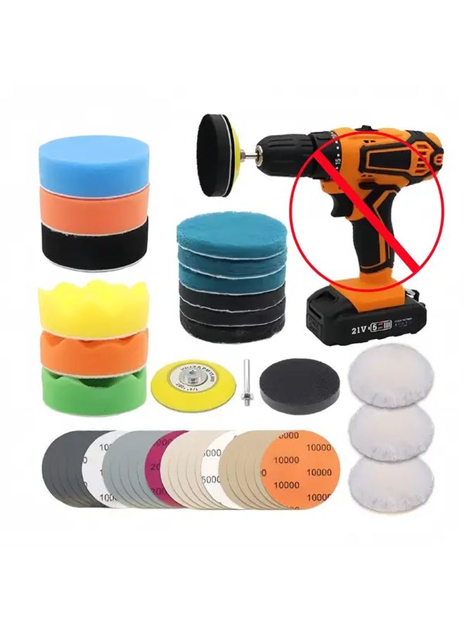 41 Piece Car Repair And Polishing Kit Heavy Duty Auto Body Headlight Restoration Set - Image 2