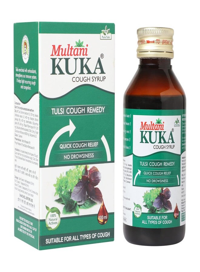 Multani Kuka Cough Syrup With Kuka Honey | Get Ayurvedic Relief from Throat Issue, Chest Congestion, All Types Of cough & Cold | 100 Ml Each - 2 Pack - Image 2
