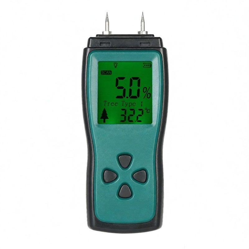 SMART SENSOR Wood Meter Moisture Tester 2%-70% RH Range 0.5% Resolution - Precise Quick-Response Material Tester for Wood Bamboo Paper - Image 1