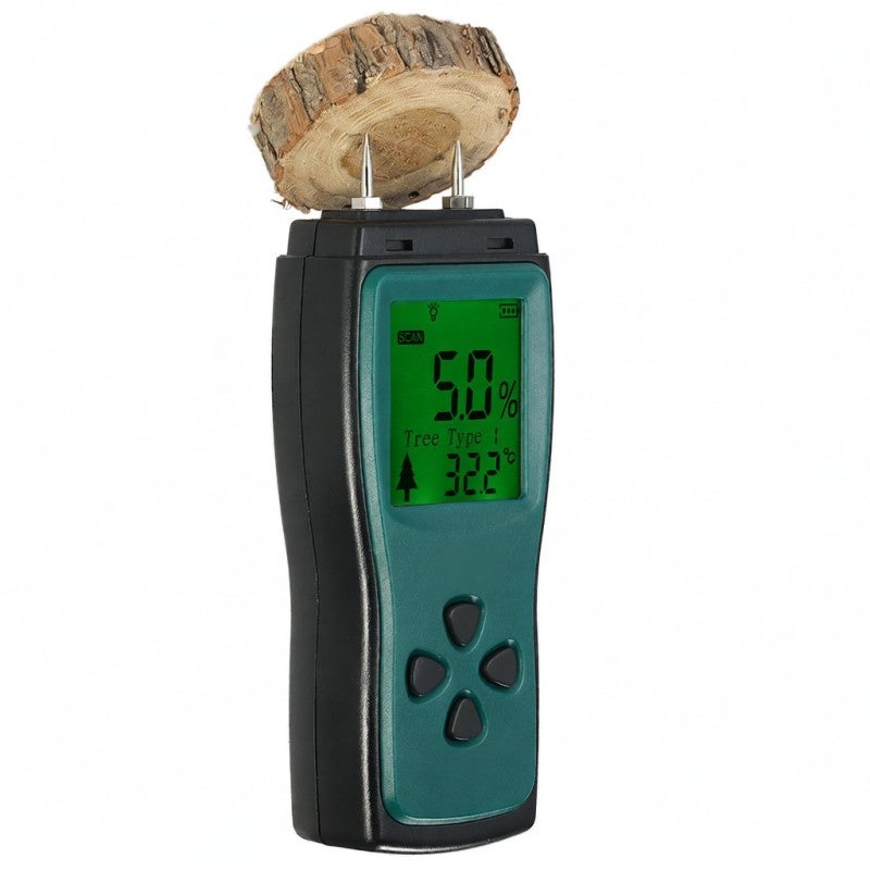 SMART SENSOR Wood Meter Moisture Tester 2%-70% RH Range 0.5% Resolution - Precise Quick-Response Material Tester for Wood Bamboo Paper - Image 5