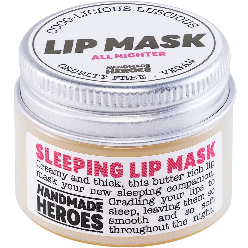 100 Natural Lip Butter Sleeping Lip Mask Overnight Lip Moisturizer and Conditioner for Dry Lips Intensive Lip Balm and Lip Therapy Skin Care with Mango butter Original All Nighter