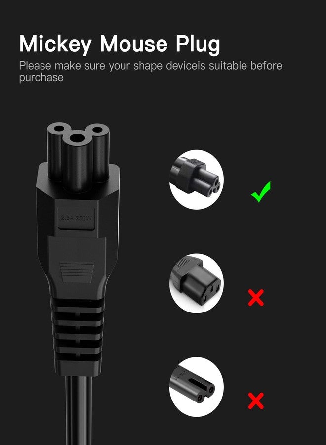 stio Fast Charging Cable Compatible with Ninebot by Segway MAX G3/G2/G30/G30P/P65/P100S/F60, 3 Prong Charging Power Cord, 6ft Power Wire Universal AC Cable US Plug Replacement Cord - Image 2