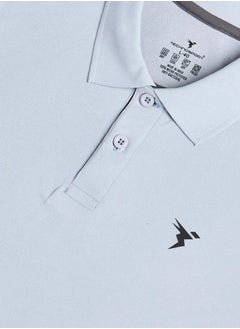 Technosport Men Solid Slim Fit Polo T-Shirt with Technocool by Styli  - Image 4