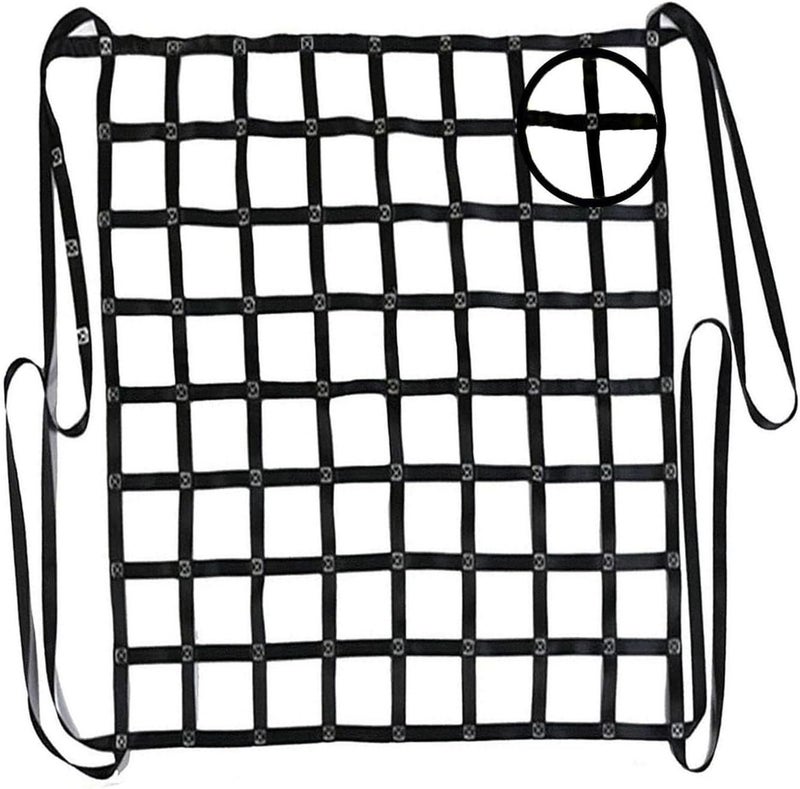 Lifting Net Straps,Cargo Hanging Net, Hanging Cargo Lifting Net, Safety Lifting Net Straps, Tear Resistant Lifting Bags, Luggage Carrier Net, Stretchable Elastic Bike Load Cargo Securing Net(Size:3 X - Image 1