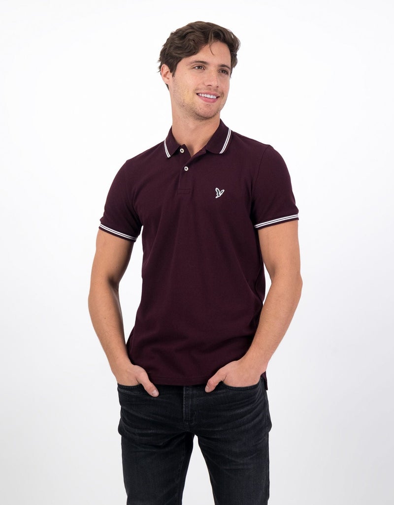 American Eagle AE Slim Fit Pique Polo Shirt - Image 1