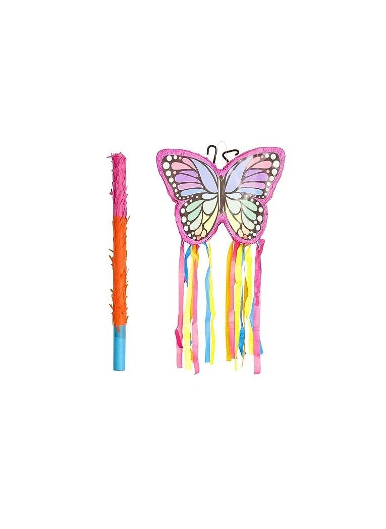 Party with Emma Pinata for Kids Party Decoration Party Favors Birthday Party Decorations Centerpieces Anniversaries Milestones (Butterfly)  - Image 1
