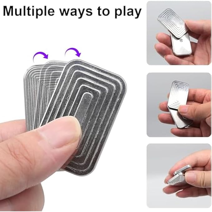 OBEST Fidget Slider Toy, EDC Stress Relief Toy, Push Card Slider Toy for Children and Adults, Anxiety Stress Relief Finger Stress Relief Toy, ADHD Autism Sensory Toy - Image 3