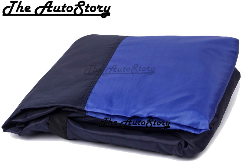The Autostory 190 Taffeta Water Resistant Car Body Cover Compatible with Maruti Swift Dzire (2017 to 2019) with Mirror & Antenna Pockets (Royal/Navy Blue) - Image 3