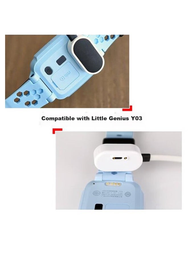 trendsetter Pack Charging Cable For Xiaotiancai Z6 Children's Smartwatch, Compatible With Z5a/z2/z3/q1/q2/a/s/y06 Smartwatch, Magnetic Charging Dock Accessory - Image 4