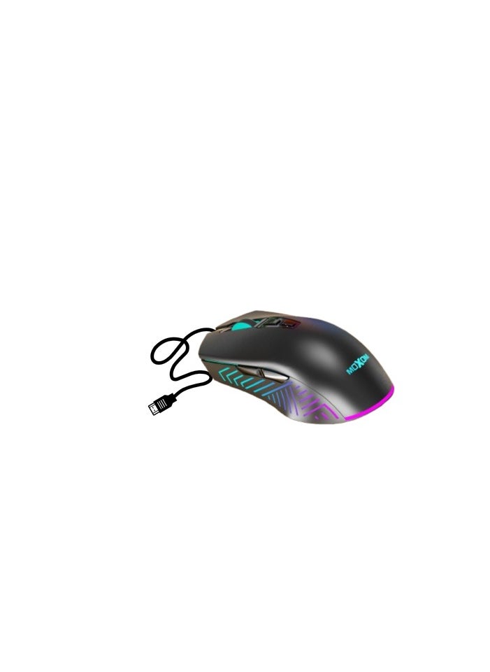 MOXOM MX-MS11 Wired Optical Gaming Mouse, 7 Buttons,  LED Optical Computer Mouse with soft click buttons, high DPI optical sensor  - Image 2