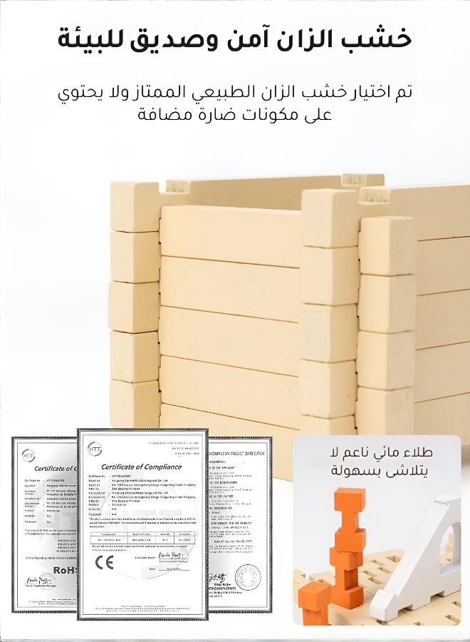 لبان مكعبات بناء لوبان المتشابكة (لعبة تعليمية متعددة الأشكال) - Image 4