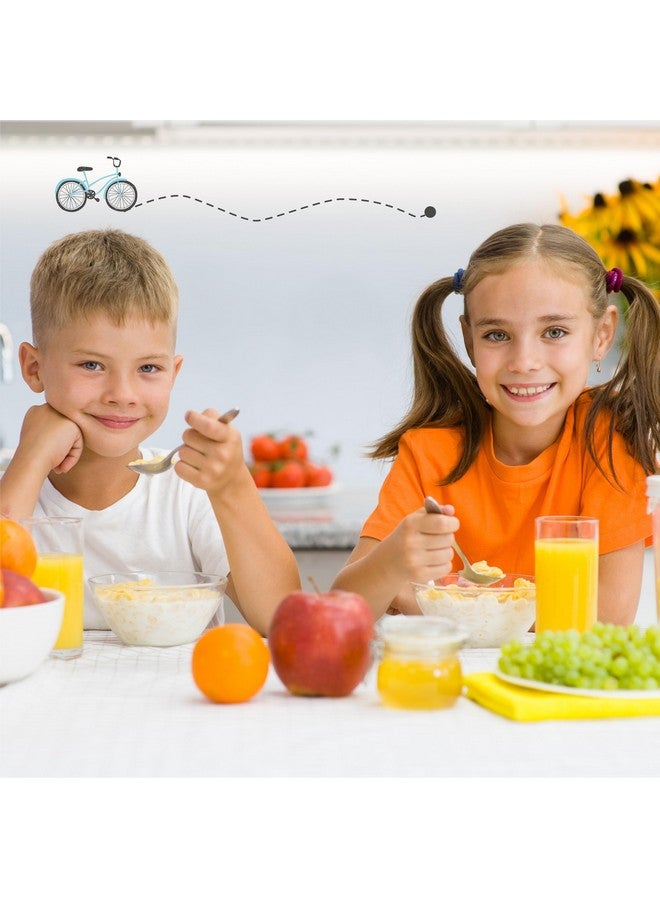 Asher and Olivia Kids Utensils Silverware Set -12-Piece Toddler Silverware Includes 4 Forks 4 Spoons and 4 Kid-Friendly Knives - Cutlery Metal Flatware Set for Preschooler Baby Child - Image 4