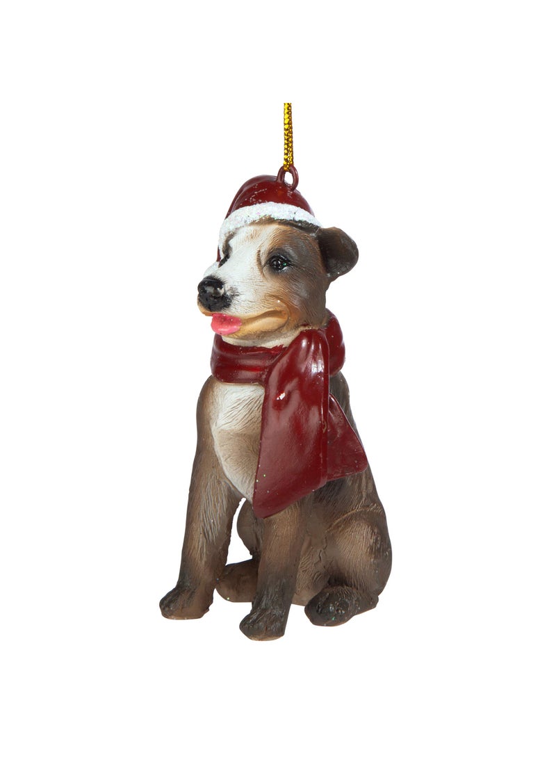 Design Toscano Design Toscano JH576312 Christmas Xmas Pitbull Holiday Dog Ornaments  - Image 2