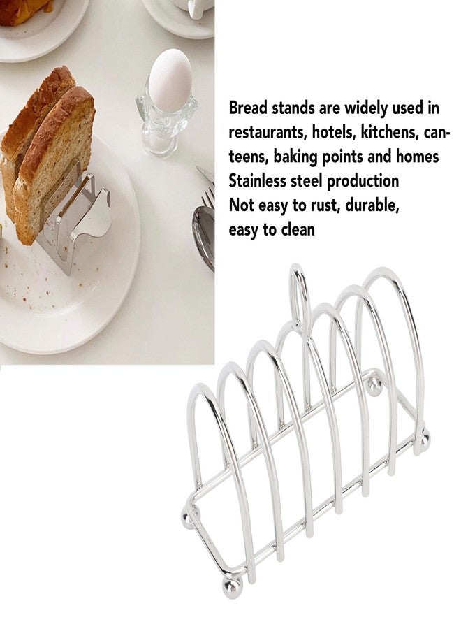 HAOHIZE Toast Bread Rack Holder, Stainless Steel Toast Rack Easy To Cleanse Vintage proof Toast Bread Rack Holder for Baking Style Cooling Racks Air Fryer Accessories (Style 3) - Image 4