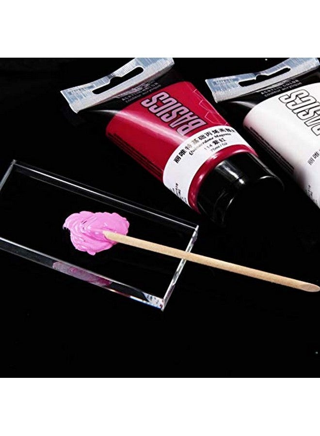 Sinen Pro Nail Art Painting Color Toning Glass Board Glass Makeup Palette Eyelash Extension Adhesive Glue Pallet Glass Palette Stand（2 x 4 Inch ） - Image 5